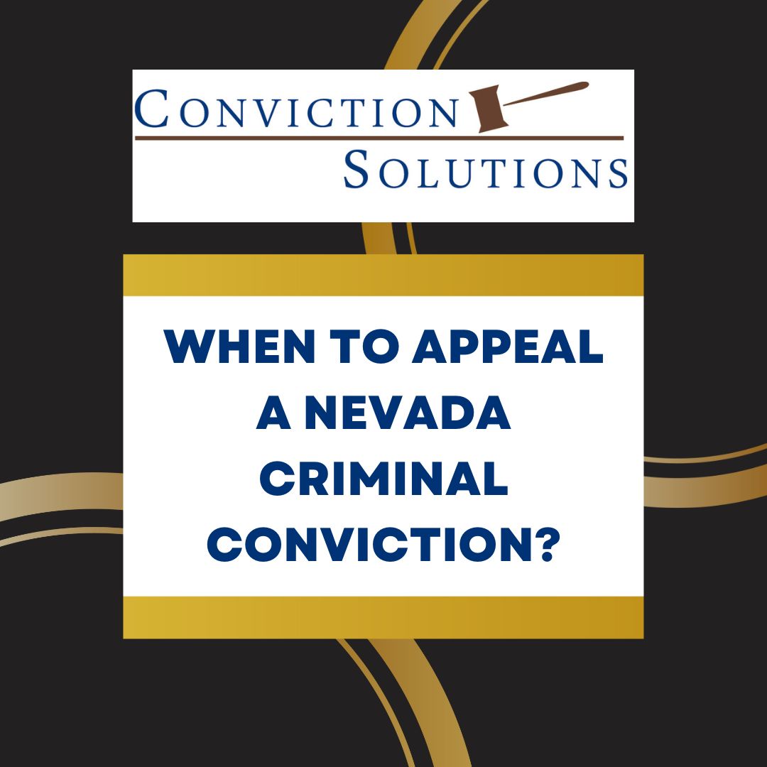 Appeal NV Criminal Conviction