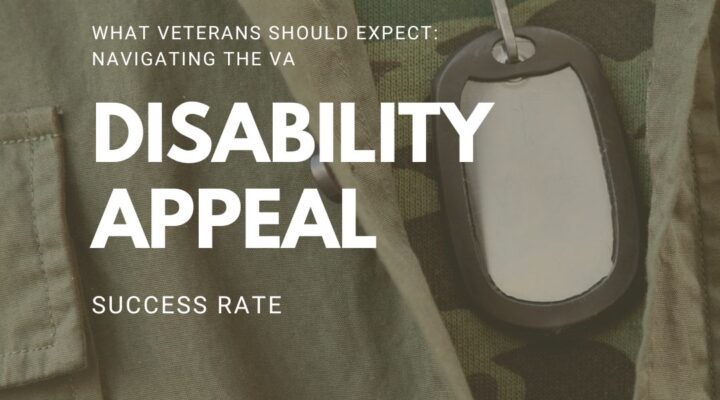 What veterans should expect from the VA disability appeal success rate